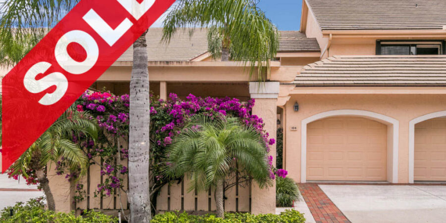 SOLD! Jonathan's Landing Lake Front Condo For Sale - 3971 Schooner Pointe Drive 104 Jupiter Florida