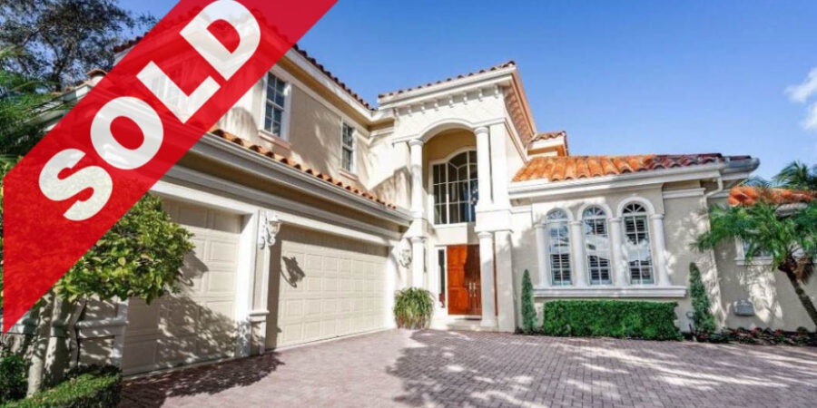 SOLD! Jonathan's Landing Waterfront Barrow Island Home For Sale - 3379 Bridgegate Drive, Jupiter, FL 33477