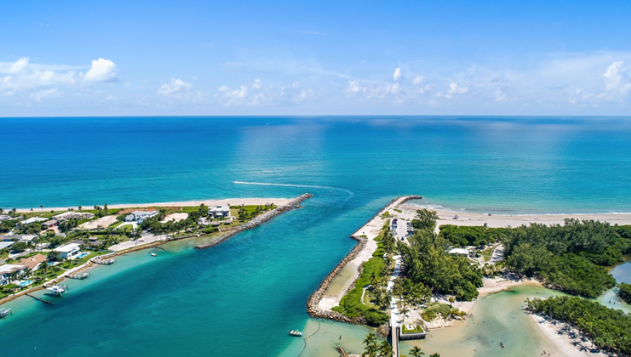 Jupiter Inlet in Jupiter, FL